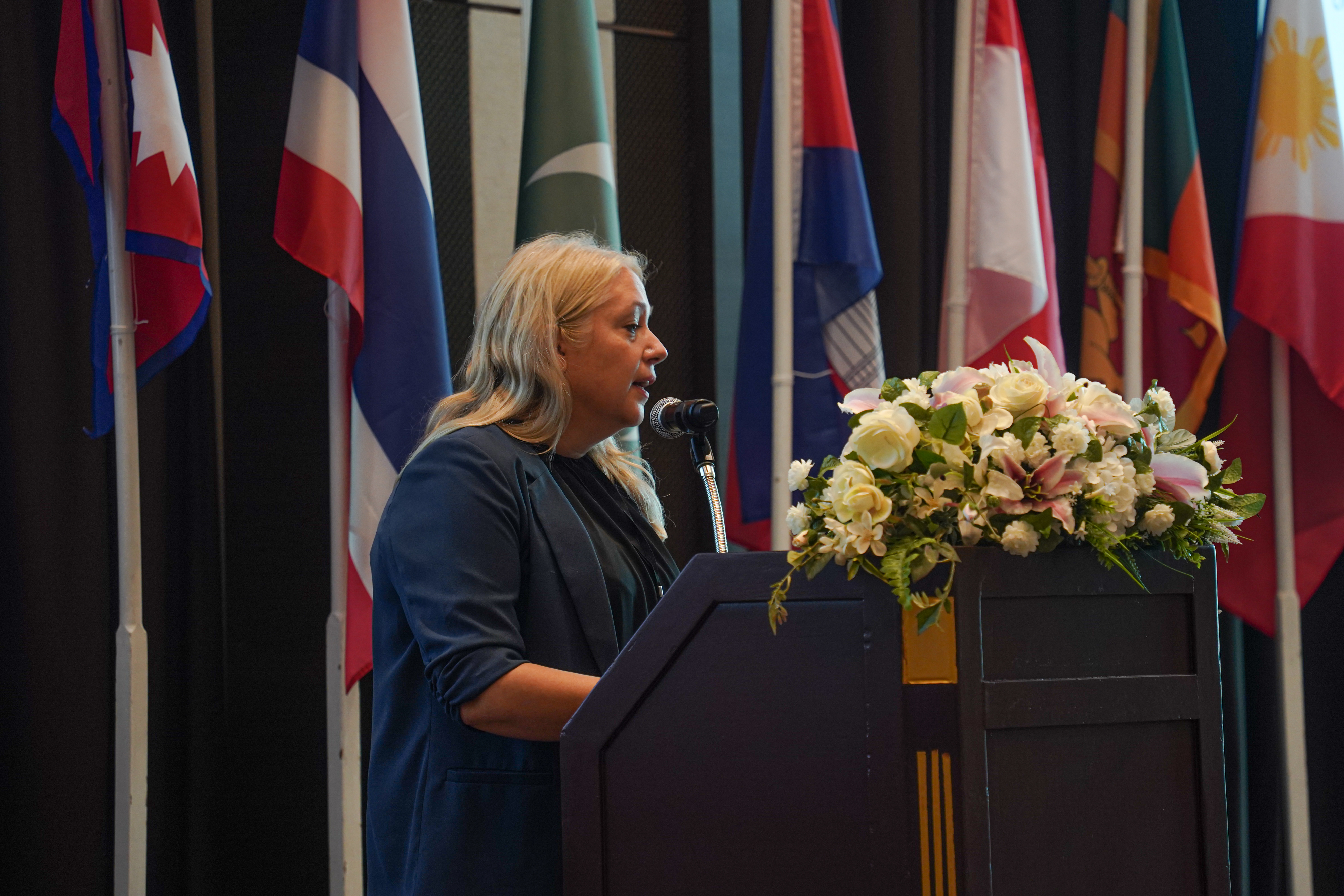 Ms. Erica Villborg, Second Secretary for Swedish Regional Development Cooperation in Asia and the Pacific Session at the Embassy of Sweden in Thailand