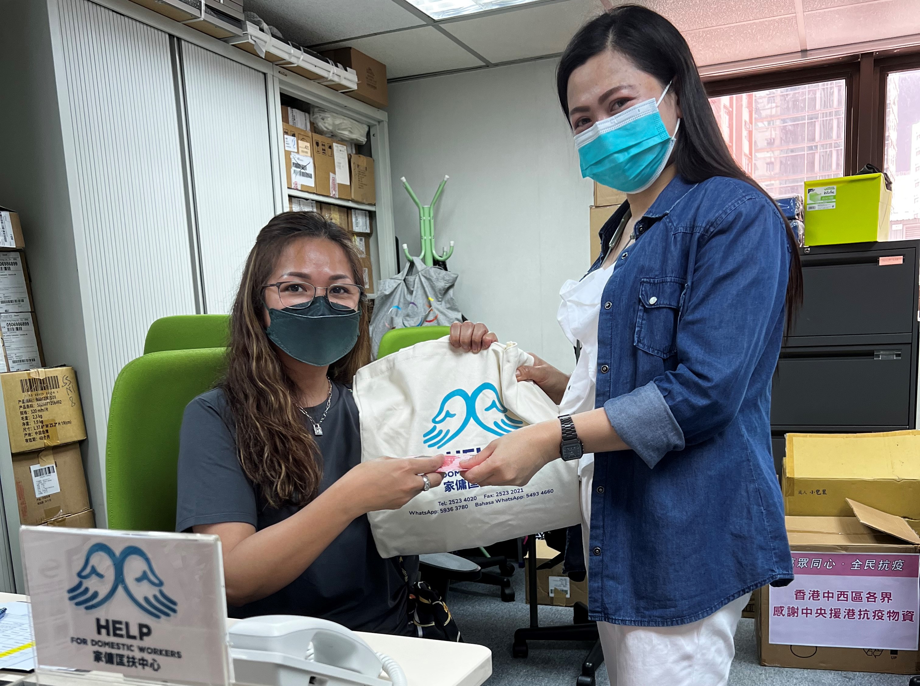 IOM Hong Kong and CSO support migrant worker impacted by COVID19