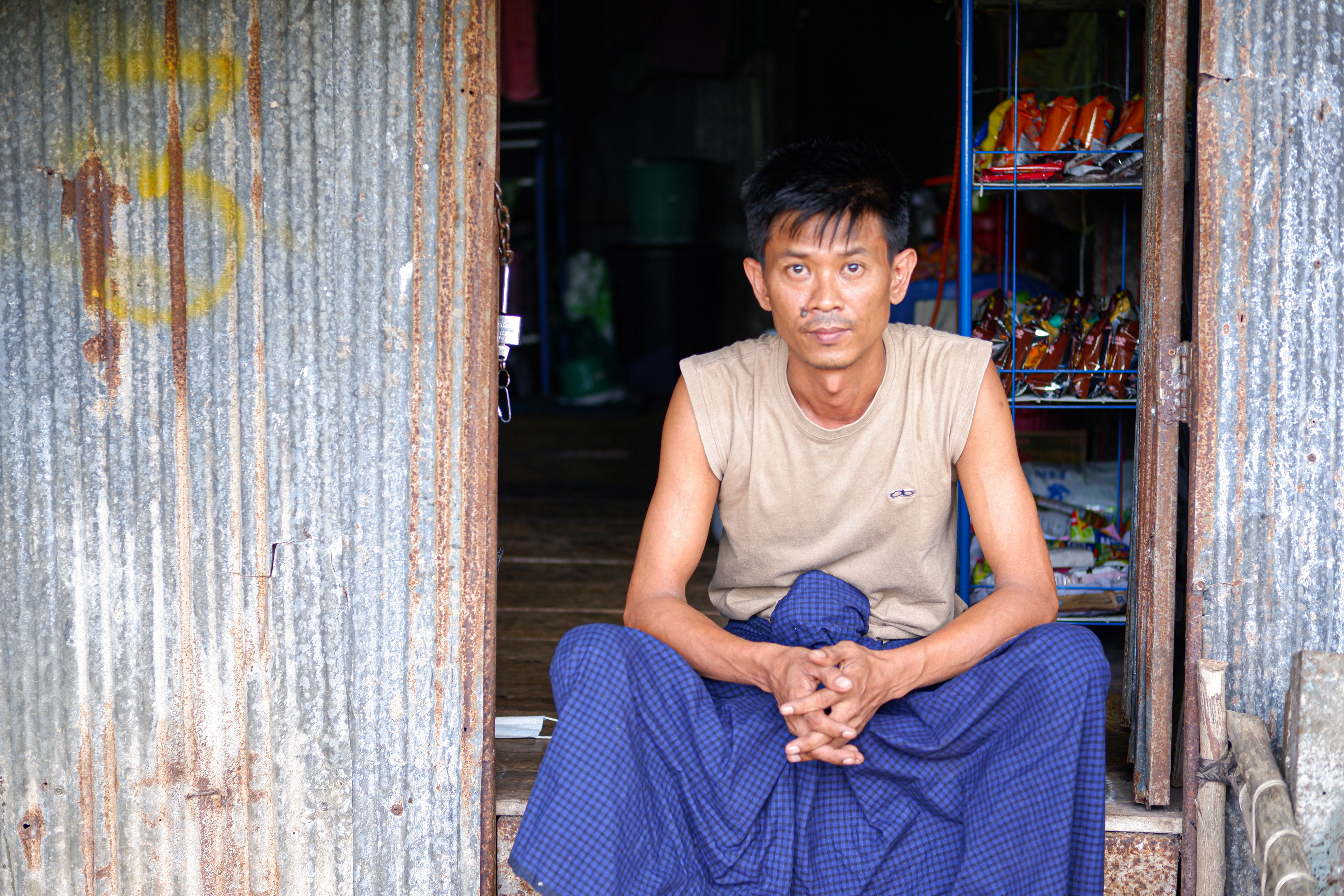 Ko Aye migrated from Myanmar to Thailand shortly before the COVID-19 pandemic struck. Photo: IOM/Miko Alazas